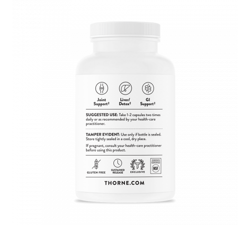 Комплекс с куркумином, Curcumin Phytosome (Meriva 500-SF), Thorne, 120 капсул