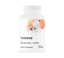 Красный рис и коэнзим Q10, Red Yeast Rice + CoQ10, Thorne Research, 120 капсул