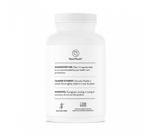 Красный рис и коэнзим Q10, Red Yeast Rice + CoQ10, Thorne Research, 120 капсул