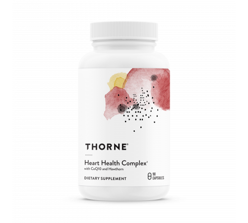 Комплекс для поддержки сердца с коэнзимом Q10, Heart Health Complex (Q10 Plus), Thorne Research, 90 капсул