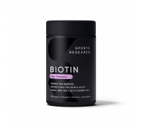 Биотин High Potency, Biotin, Sports Research, 120 капсул