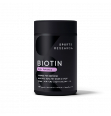 Биотин 2500 мкг, Biotin 2500 mcg, Sports Research, 120 капсул