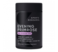 Масло примулы вечерней, Evening Primrose Oil, Sports Research, 120 капсул
