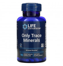 Комплекс микроэлементов, Only Trace Minerals, Life Extension, 90 капсул