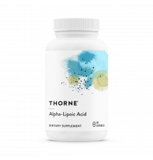 Альфа-липоевая кислота, Alpha-Lipoic Acid, Thorne, 60 капсул