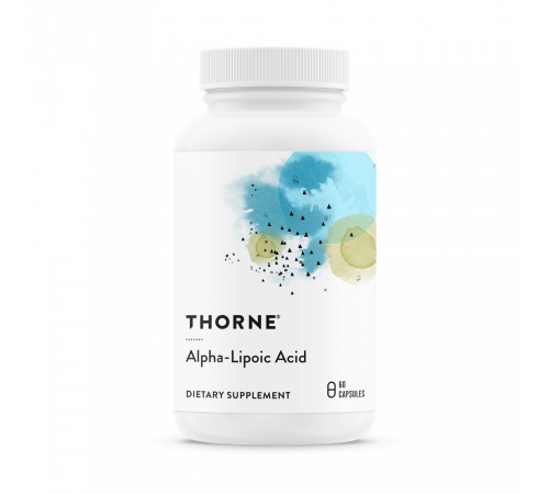 Альфа-липоевая кислота, Alpha-Lipoic Acid, Thorne Research, 60 капсул