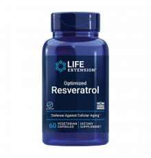 Оптимизированный ресвератрол, Optimized Resveratrol, Life Extension, 60 капсул