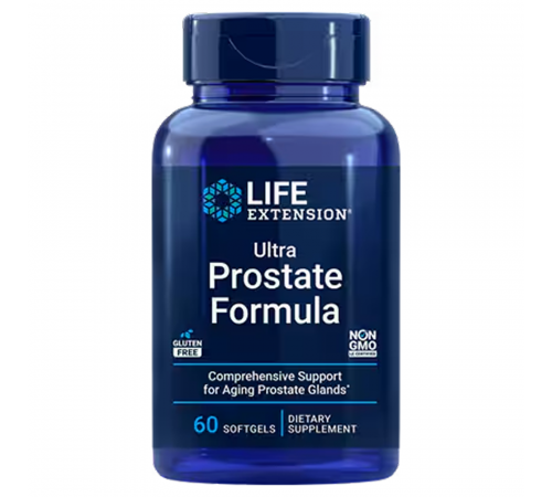 Добавка для здоровья простаты, Ullta Prostate Formula, Life Extension, 60 гелевых капсул