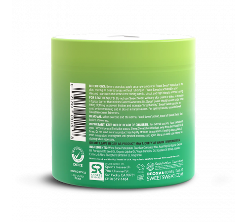 Мазь для похудения Sweet Sweat Jar XL 383 гр. с ароматом цитруса