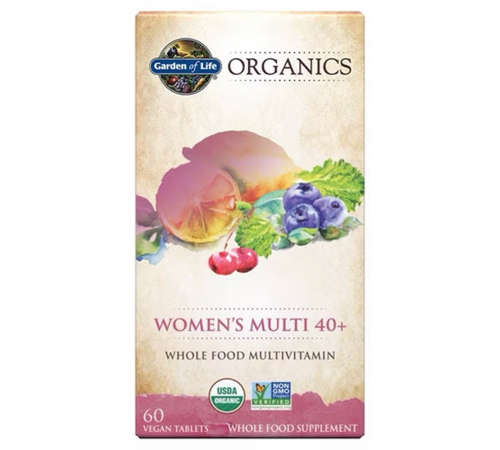 Мультивитамины для женщин 40+, Women's Multi 40+, Garden of Life, 60 вегетарианских таблеток