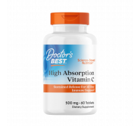 Витамин C с высокой биодоступностью, High Absorption Vitamin C with PureWay-C, Doctor's Best, 60 таблеток