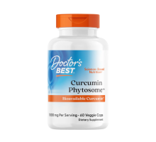 Куркумин с Meriva 500 мг, Curcumin Phytosome with Meriva, Doctor's Best, 60 вегетарианских капсул