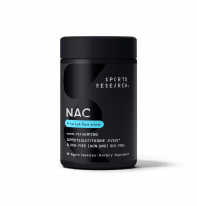 N-Ацетилцистеин 600 мг, NAC N-Acetyl-L-Cysteine 600 mg, Sports Research, 90 вегетарианских капсул