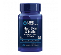 Комплекс для волос, кожи и ногтей, Hair, Skin & Nails Collagen Plus Formula, Life Extension, 120 таблеток