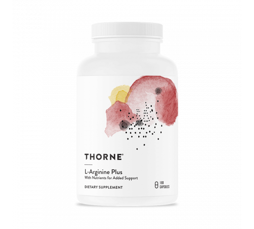 L-Аргинин плюс, L-Arginine Plus, Thorne Research, 180 капсул