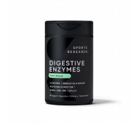 Пищеварительные ферменты, Digestive Enzymes, Sports Research, 90 вегетарианских капсул