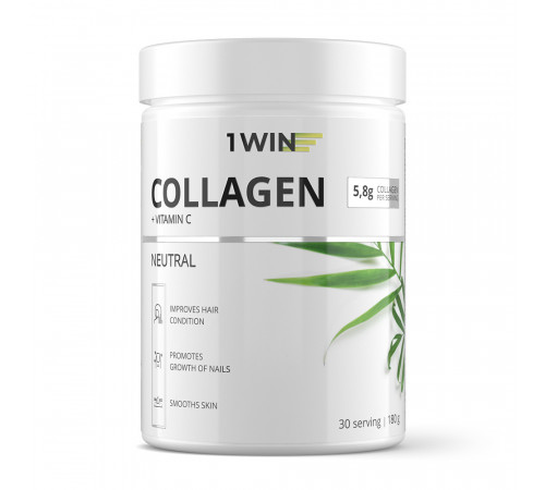 Коллаген с Витамином С, Collagen + vitamin C Neutral, 1Win, 180 г