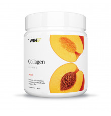 Коллаген с Витамином С "Персик", Collagen + Vitamin C Peach, 1Win, 180 g