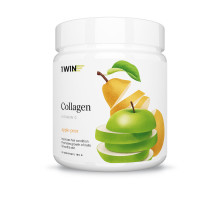 Коллаген с Витамином С "Яблоко-Груша", Collagen + vitamin C, Apple-Pear, 1Win, 180 г
