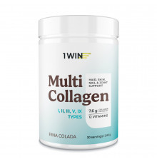 Мульти Коллаген "Пина колада", Multi Collagen Pina Colada, 1Win, 240 г