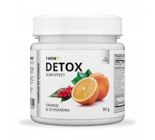 Детокс "Апельсин", Detox Orange + Schisandra, 1Win, 80 г