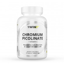 Пиколинат Хрома, Chromium Picolinate, 1Win, 60 капсул