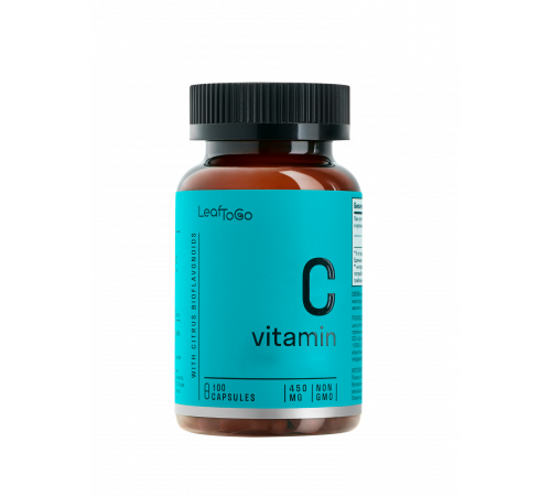 Витамин С, Vitamin C, Leaf To Go, 100 капсул