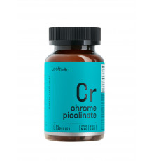 Пиколинат Хрома, Chromium Picolinate, Leaf To Go, 60 капсул
