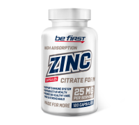 Цитрат цинка, Zinc Citrate, Be First, 120 капсул
