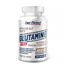Глутамин, Glutamine, Be First, 120 капсул