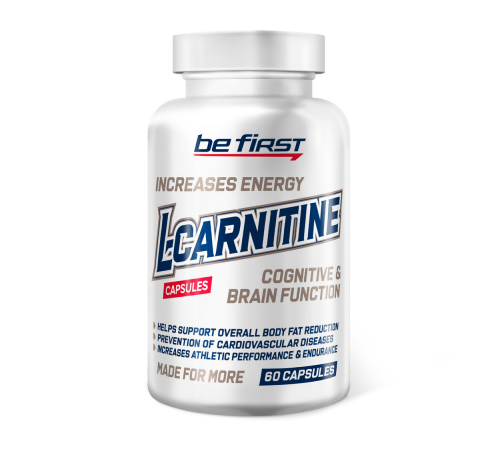 L-Карнитин, L-carnitine, Be First, 60 капсул