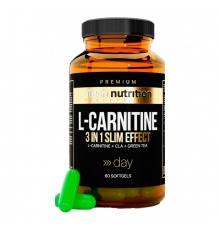 L-Карнитин, L-Carnitine, aTech Nutrition Premium, 60 желатиновых капсул