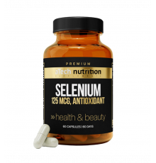 Селен, Selenium, aTech Nutrition Premium, 60 капсул
