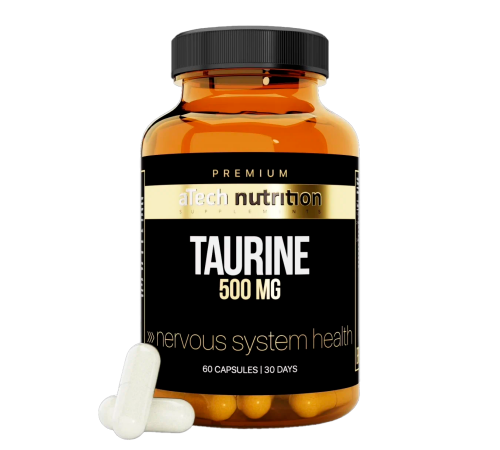 Таурин, Taurine, aTech Nutrition Premium, 60 капсул