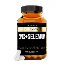 Цинк с селеном, Zinc + Selenium, aTech Nutrition Premium, 60 капсул