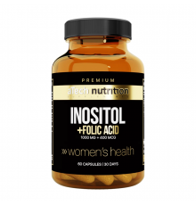 Инозитол с фолиевой кислотой, Inositol + Folic Acid, aTech Nutrition Premium, 60 капсул