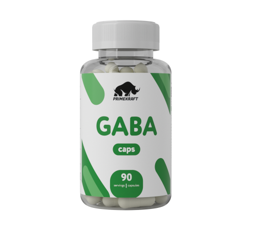 Гамма-аминомасляная кислота, GABA, Prime Kraft, 90 капсул