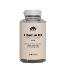 Витамин Д3 600 МЕ, Vitamin D3 600 IU, Prime Kraft, 120 желатиновых капсул