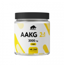 Аргинин альфа-кетоглутарат ААКГ, AAKG 2:1:1, Prime Kraft, 240 капсул