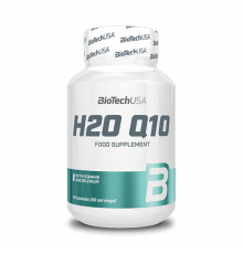 Водорастворимый коэнзим Q10, H2O Q10, BioTechUSA, 60 капсул
