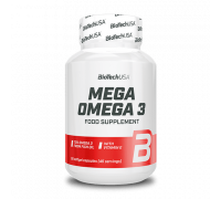 Мега Омега-3, Mega Omega-3, BioTechUSA, 90 желатиновых капсул