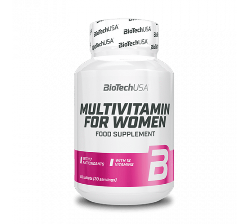 Мультивитамины для женщин, Multivitamin for Women, BioTechUSA, 60 таблеток