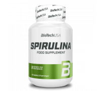 Спирулина, Spirulina, BioTechUSA, 100 таблеток