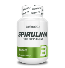 Спирулина, Spirulina, BioTechUSA, 100 таблеток