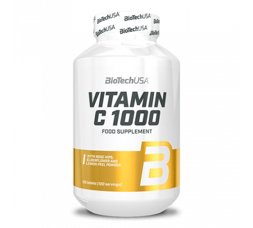 Витамин С 1000, Vitamin C 1000, BioTechUSA, 100 таблеток