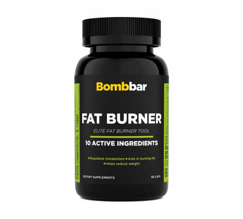 Жиросжигатель, Fat Burner, Bombbar, 60 капсул