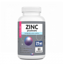 Цинк пиколинат, Zinc Picolinate, Chikalab, 60 капсул