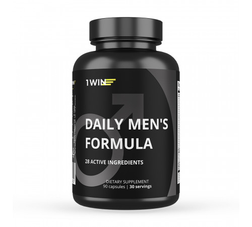 Мультивитаминный комплекс для мужчин, Daily Men's Formula, 1Win, 90 капсул