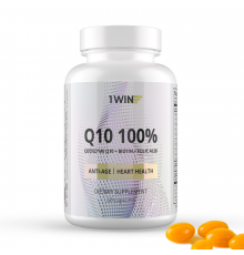 Коэнзим Q10 с биотином и фолиевой кислотой, CoQ10+Biotin+Folic Acid, 1Win, 60 капсул