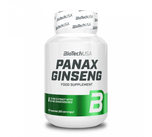 Корейский женьшень, Panax Ginseng, BioTechUSA, 60 капсул